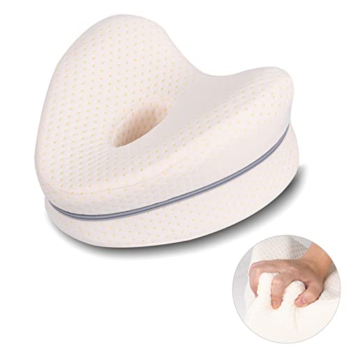 Dioxide Leg Pillow Morbido Cuscino Memory Foam per Gambe Aiuto Posizione Corretta per Dormire Contro Mal di Schiena e...