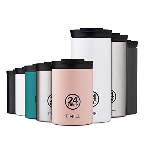 24Bottles Travel Tumbler - Tazza Termica Caffe, Te, Bevande Acciaio Inox da Viaggio 350ml, Termos Caffè 100% Ermetico,...