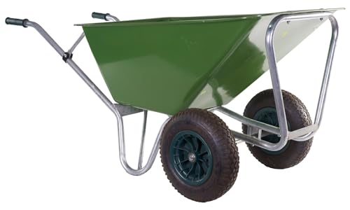 Carriola Brixo Farmer PE160 - Vasca in HDPE - Capacità 160 Lt