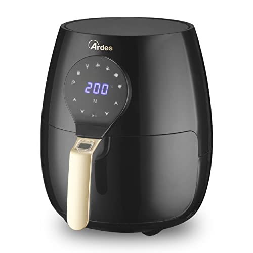 ARDES | Friggitrice Ad Aria Calda Capacità 5 Litri Air Fryer Maxi Con Display Digitale E Timer 60 Minuti Temperatura...