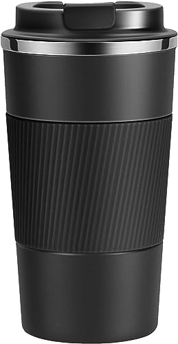 Tazza Termica Termos Caffè Thermos Caffe Coffee Mug-to-Go Viaggio Acciaio Inox Senza BPA Isolata prova di perdite per...