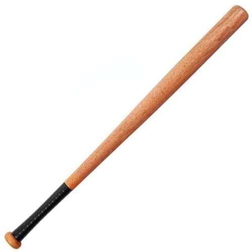 Mazza da Baseball in Legno Naturale 80cm 30' Super Resistente Con Grip Peso Softball Adulti Sport