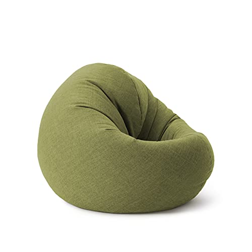 Lumaland Interior Line Poltrona a sacco 120 x 80 x 75 cm | Pouf 2 in 1 per interni | Con imbottitura da 300 l |...