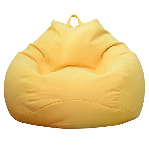 Ghopy - Fodera per pouf a forma di pera (senza imbottitura). gigante adulti e bambini, in tessuto, poltrona da salotto,...