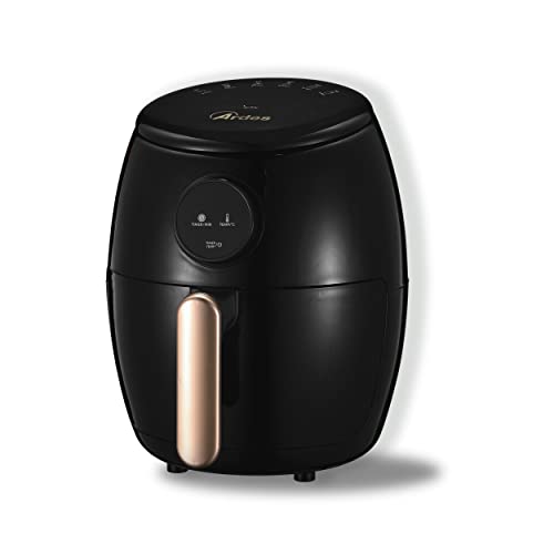 ARDES - Friggitrice Ad Aria Calda Capacità 2 Litri Air Fryer Piccola Con Display Digitale E Timer 60 Minuti Temperatura...