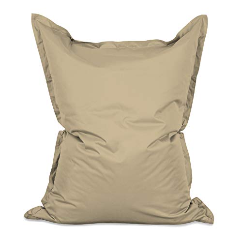 Lumaland Poltrona Sacco Pouf | Bean Bag grande XXL 140x180cm idrorepellente | Con rivestimento lavabile | Incl. borsa...