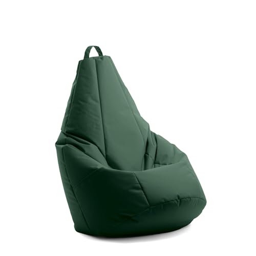 Avalon - Nuovo Pouf Poltrona Sacco Grande L Pera Jive, Puffo per Sedersi Ergonomico, Pouf a Sacco in Tessuto Antistrappo...