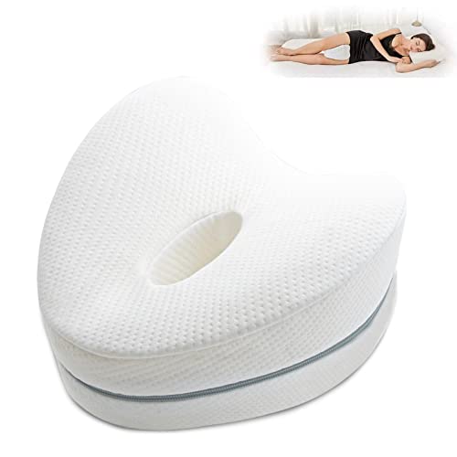 LAPONO Cuscino per Gambe per Dormire Morbido Memory Foam Leg Pillow per Supporto Ortopedico Postura Ginocchia Ideale per...