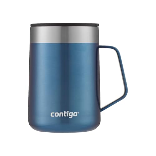 Contigo Streeterville Desk Mug, Insulated Coffee Mug with Stainless Steel Handle, Coffee to Go Mug with Lid, Keeps...