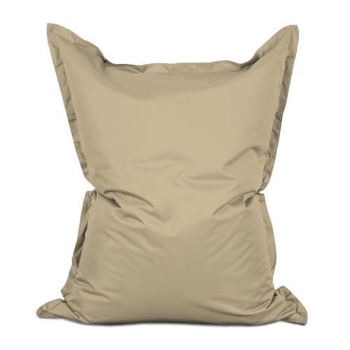 Lumaland Poltrona Sacco Pouf | Bean Bag grande XXL 140x180cm idrorepellente | Con rivestimento lavabile | Incl. borsa...