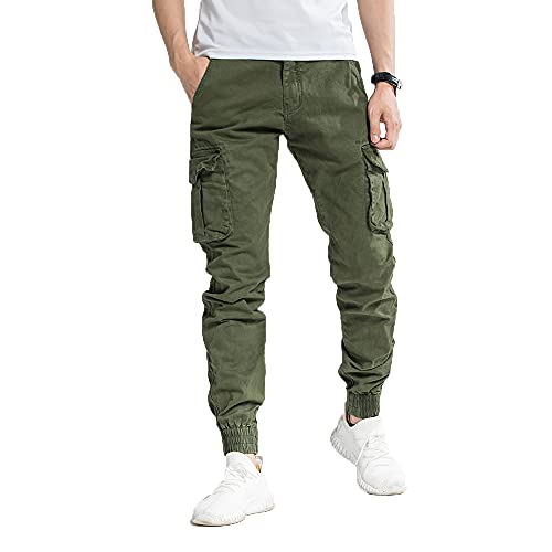 TONY BACKER Pantaloni Casual Uomo Pantaloni Cargo Uomo Pantalone Uomo Vintege G6551 (IT, Misura del girovita, 50,...