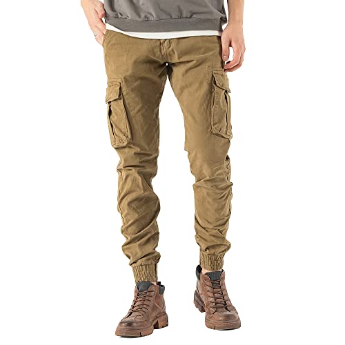 TONY BACKER Pantaloni Casual Uomo Pantaloni Cargo Uomo Pantalone Uomo Vintege G6551 (IT, Misura del girovita, 50,...