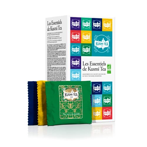 Kusmi Tea - Cofanetto Regalo per Uomini e Donne - Confezione Regalo di Tè Essenziali - Selezione di Tè e Infusi...