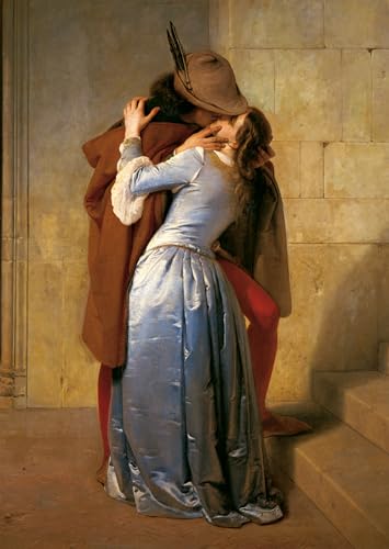 Ravensburger - Puzzle Hayez Il Bacio, 1000 Pezzi, Puzzle Arte per Adulti e Ragazzi, Quadri Famosi da Esporre, Idea...