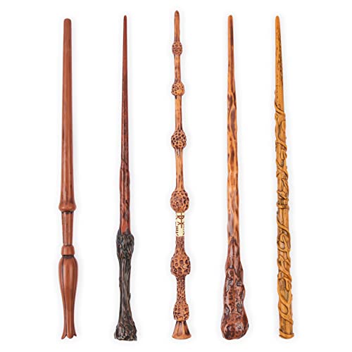 Wizarding World, Bacchette Magiche da Collezione Harry Potter 30.5 cm, Bacchetta a Sorpresa, Giocattoli per Bambini, 6+...