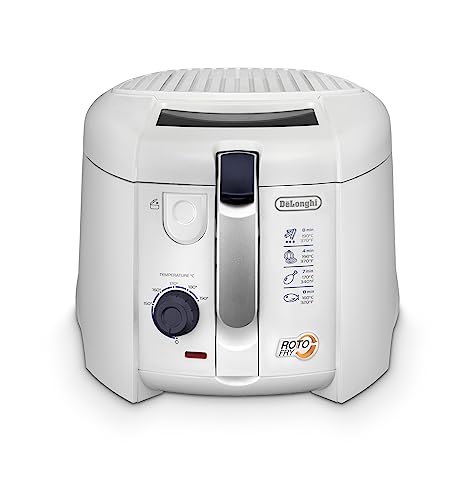 De'Longhi F28211 Friggitrice con Timer Digitale e Cestello Rotante, Termostato Regolabile, Filtro Removibile Antiodore,...