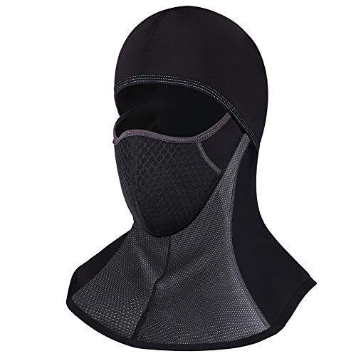 ROTTO Passamontagna Moto Balaclava Nero Sci Snowboard Bici Mask Impermeabile Termico A Prova di Vento Dimensioni...