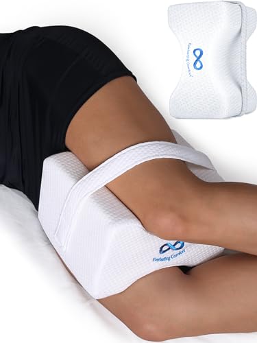 Everlasting Comfort Cuscino Gambe per Dormire - Cuscino per Gambe in Memory Foam per Chi Dorme sul Fianco - Cuscino...