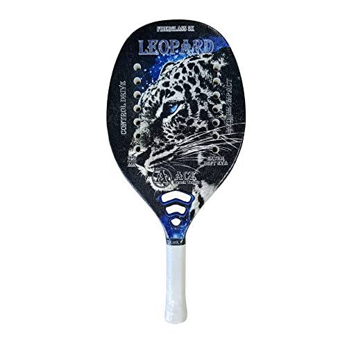 Ace Beach Tennis Racchetta Beach Tennis Racket Fiberglass 2022 (Leopard)