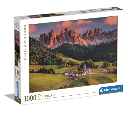 Clementoni Collection-Magical Dolomites-1000 Pezzi-Puzzle Adulti, Made in Italy, Multicolore, 39743