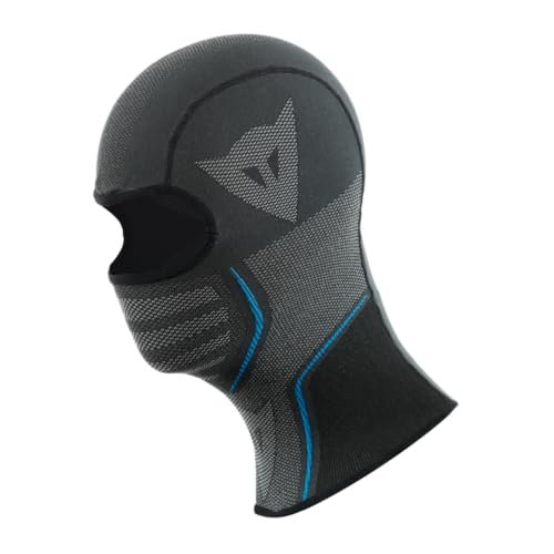 Dainese - Dry Balaclava, Passamontagna Moto, Sottocasco Moto per Uomo e Donna, Taglia Universale, Passamontagna Nero/Blu...