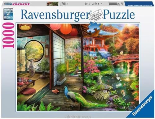 Ravensburger - Puzzle Giardino giapponese, 1000 Pezzi, Idea regalo, per Lei o Lui, Puzzle Adulti