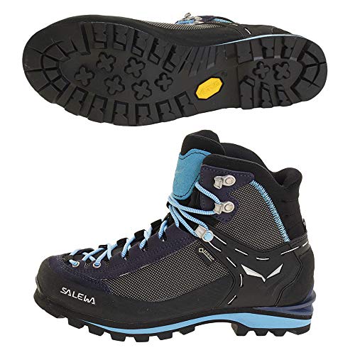 SALEWA Ws Crow Gore-tex, Scarponi da trekking e da escursionismo Donna, Premium Navy/Ethernal Blue, 38 EU