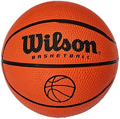 Wilson Ncaa Micro - Mini, Palla Basketball Unisex Adulto, Arancione (Orange), Taglia 7, Diametro: circa 13 cm