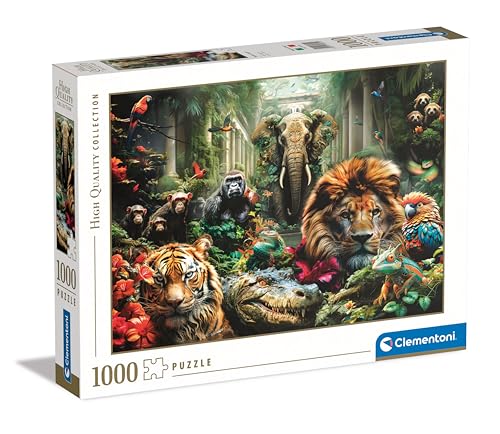 Clementoni Collection-Mystic Jungle-1000 Pezzi, Orizzontale, Puzzle Animali, Divertimento Per Adulti, Made In Italy,...