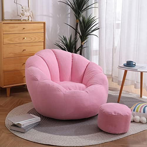 Pouf a Sacco Puff Poltrona (Senza Imbottitura) per Divano E Poltrona, per Camera da Letto, Soggiorno, Interno Cuscino da...