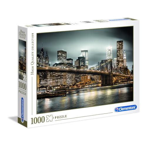 Clementoni- New York Skyline Italia Puzzle, 100 Pezzi, Multicolore, 1000, 39366