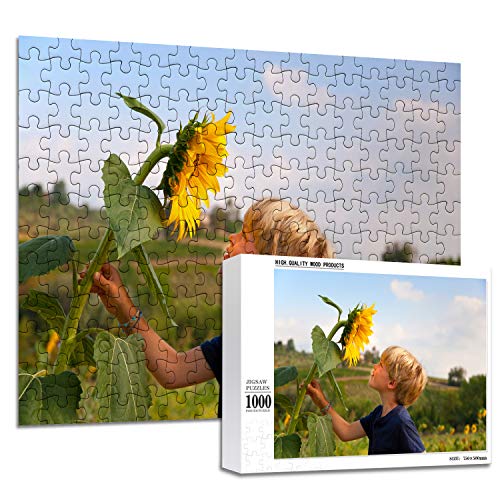 haellerry Puzzle Personalizzati da Foto 1000 500 300 200 Pezzi Puzzle Personalizzati per Immagini per Adulti e...