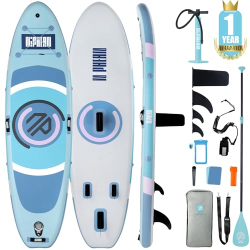 Niphean Tavola SUP Gonfiabile Adulti, 305cm Stand Up Paddle Gonfiabile con Alare Stabile e Accessori SUP Durevoli-Tavola...