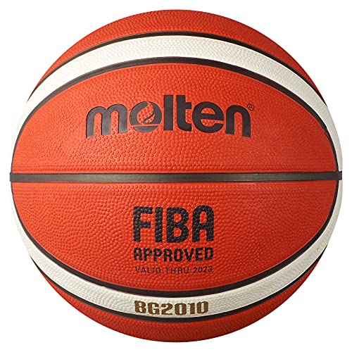 Molten BG2010 Pallacanestro, interno/esterno, approvato FIBA, gomma premium, canale profondo, taglia 7,...