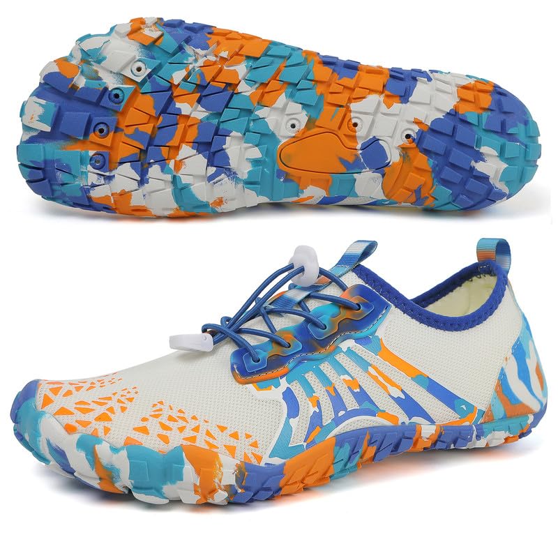 Scarpe Barefoot Uomo Donna Scarpe da Scoglio Scarpe da Acqua Scarpe a Piedi Nudi per Spiaggia Surf Yoga Sport Outdoor...